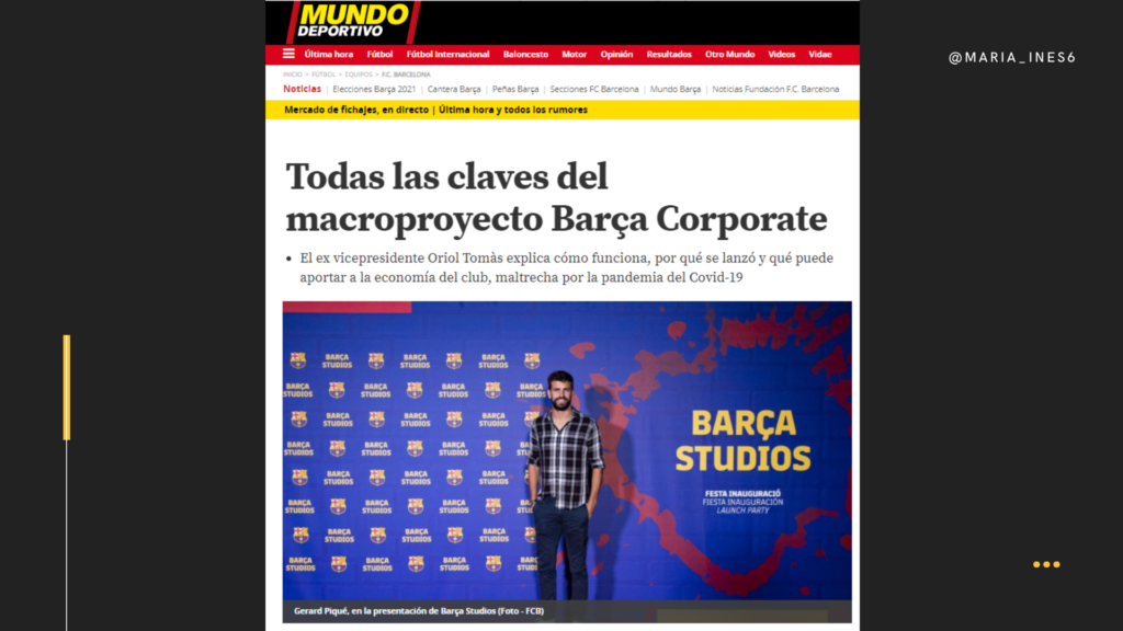 El proyecto Barça Corporate, contado por la prensa de siempre